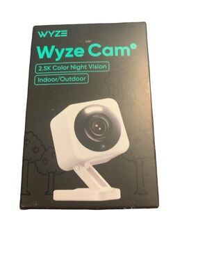 Wyze Cam v4 - 2.5K QHD Indoor/Outdoor WiFi Smart Security Camera